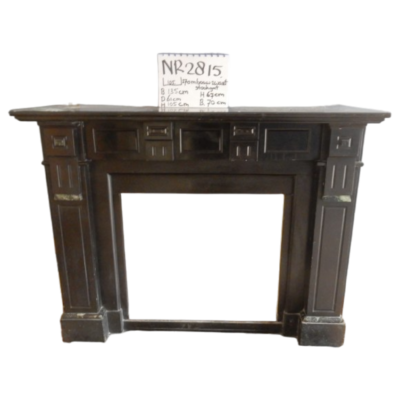 Black marble fireplace No. 2815