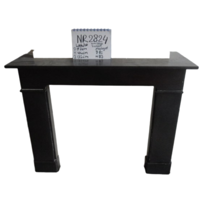 2 Black marble fireplaces No. 2824 & 2825