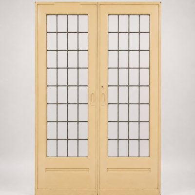Stained glass sliding doors