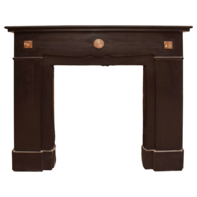 Black marble surround fireplace No. 3905