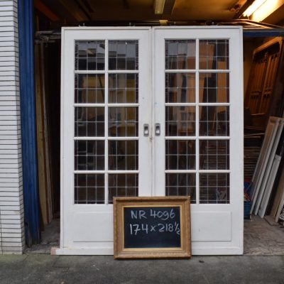 Stained glass sliding doors