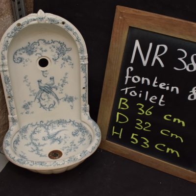 Antique plumbing ( set ) toilet and basin No. 3898