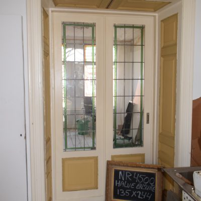 Green Stained Glass Ensuite Door 135 x 244cm - NR.4500