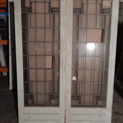 White stained glass door (152 x 210) - No. 1513