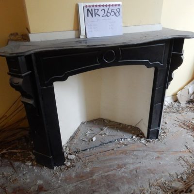 Black marble fireplace No. 2658