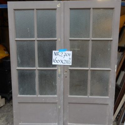 Portal doors with glass No. 2701