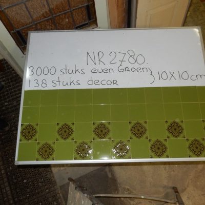 Antique tiles new in box No. 2780