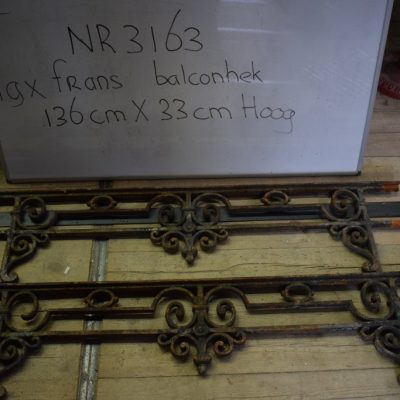 French balcony railings No. 3163