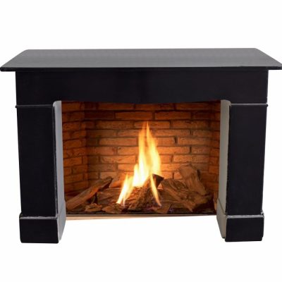 Zwart marmeren schouw Nr. 3255