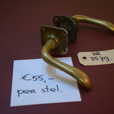 Brass door handle No. 3579
