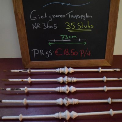 Cast iron stair rail No. 3605