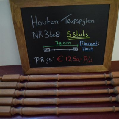 Wooden stair rails No. 3608