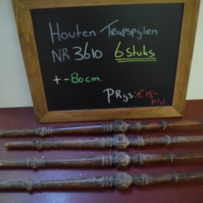 Wooden stair rail No. 3610