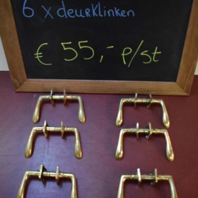 6 Door Handles No. 3651