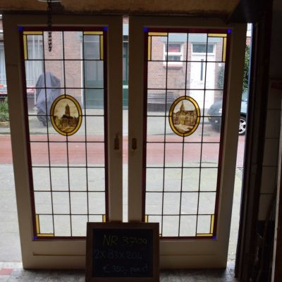 Stained glass doors No. 3709