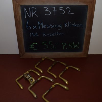 Brass door handles No. 3752