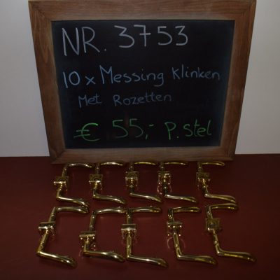 Brass door handles No. 3753