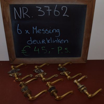 Brass door handles No. 3762