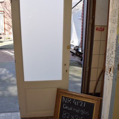 Panel door with glass No. 4121