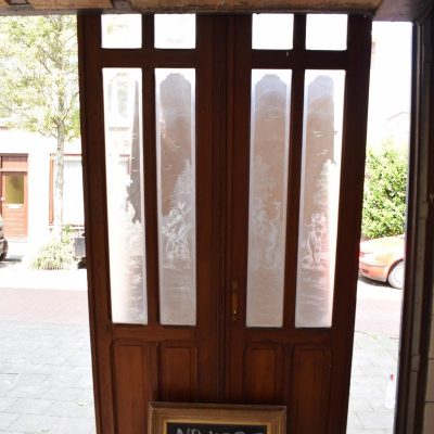 Opening doors with glass No. 4225