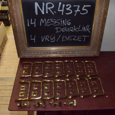 Brass door handles No. 4375