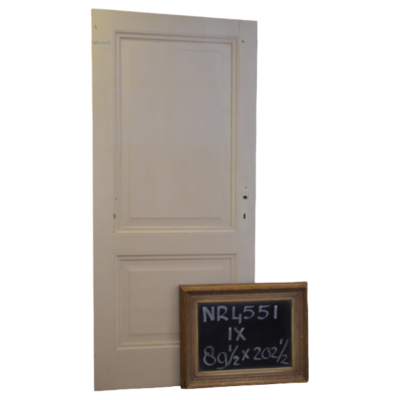 Blunt White 2-Panel Door (1900-1915) - No. 4551