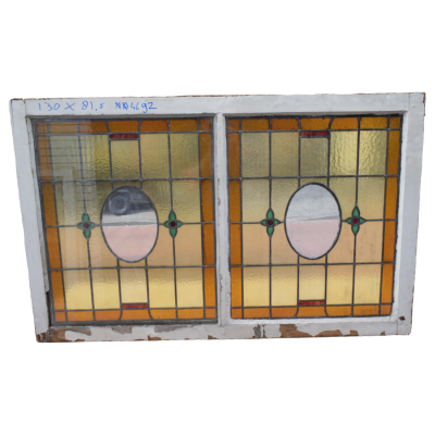 Stained glass window 130 cm x 81.5 cm No. 4692