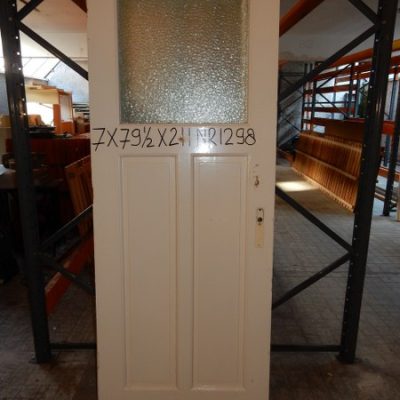 Set of panel doors with glass No. 1298
