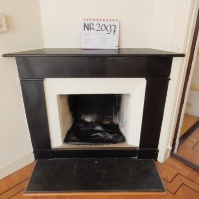 Marble corner fireplace No. 2097