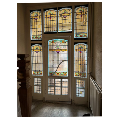 Stained glass portal No. 4452