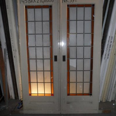 Stained glass sliding doors No. 371