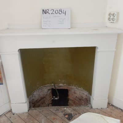 Marble corner fireplace No. 2084
