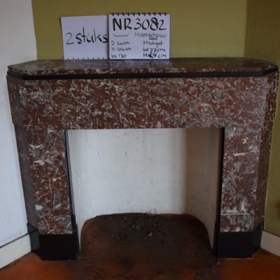 Marble corner fireplace No. 3082