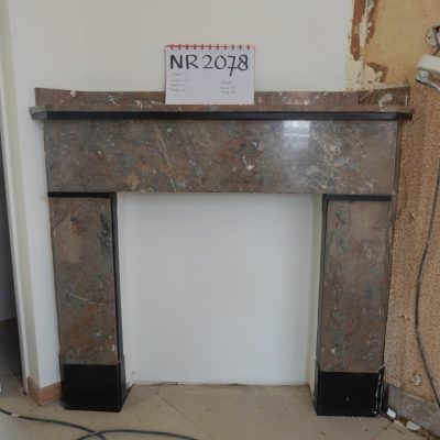 Marble corner fireplace No. 2078