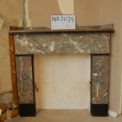 Marble corner fireplace No. 2079