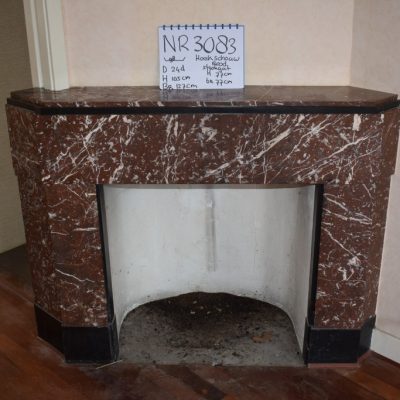 Marble corner fireplace No. 3083