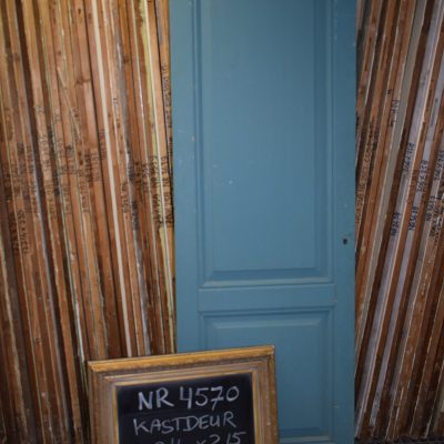 Blue Cabinet Door with 2 Frames - 72,5x215cm - NR. 4570