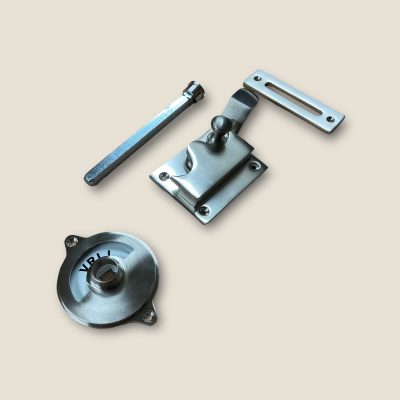 Free and occupied brushed nickel No. 08