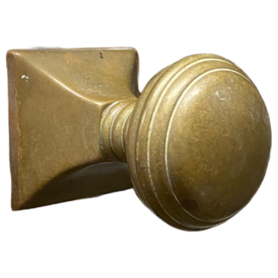 Brass front door knob No. 4254