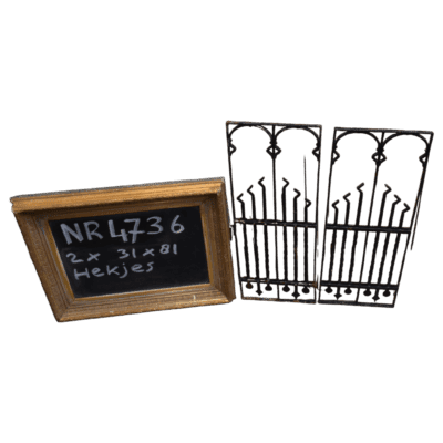 Door grille Set of 2 31x81 cm No. 4736