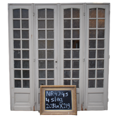 4Slag portal doors 203x219 cm NR 4745