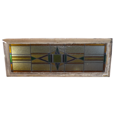 Classic Stained Glass Overlight Window No. 4833