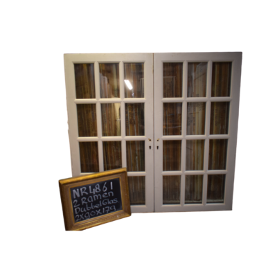 Double Glazed Door with 2 Windows 90x179 cm - No. 4861