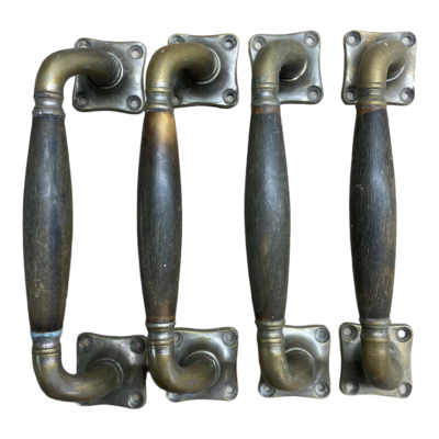 Original cow horn sliding door handles