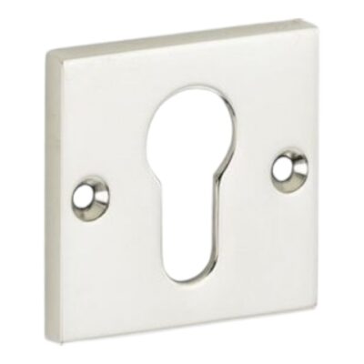 Cylinder rose Bauhaus concealed polished nickel