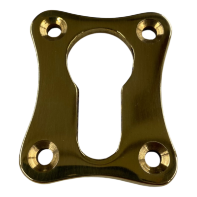 Cylinder rosette solid brass unpainted