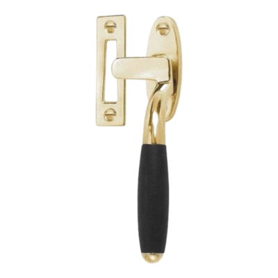 Window lever TIMELESS RB-1932 Right Brass Unvarnished/Ebony