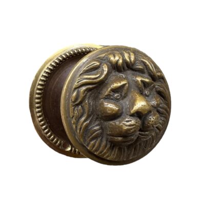 Brass door handle Lion No. 4138