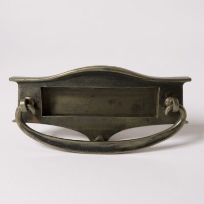 Letterbox plate incl knocker victorian style No. 5175