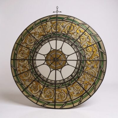 Beautiful large stained glass window No. 5299